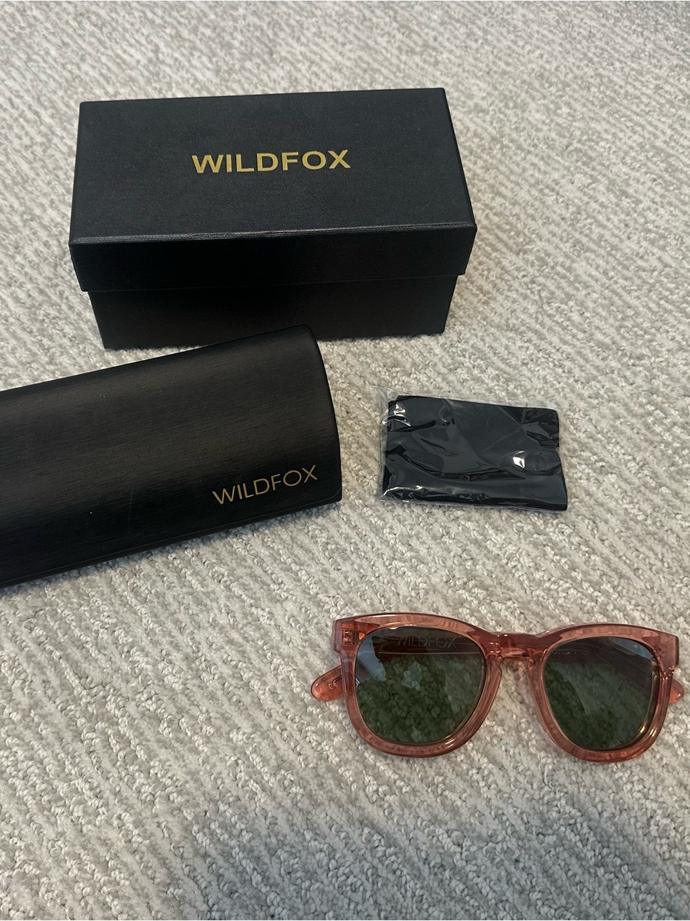 Wildfox rose colored sunglasses
